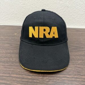 National Rifle Association Hat Cap Strapback Black NRA American Flag Baseball